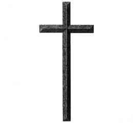 BLACK SOUTH-AFRICA GRANITE CROSS WITH BEVEL